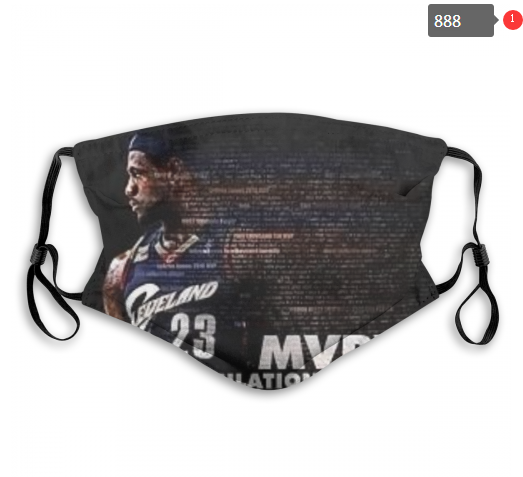 NBA Cleveland Cavaliers #30 Dust mask with filter